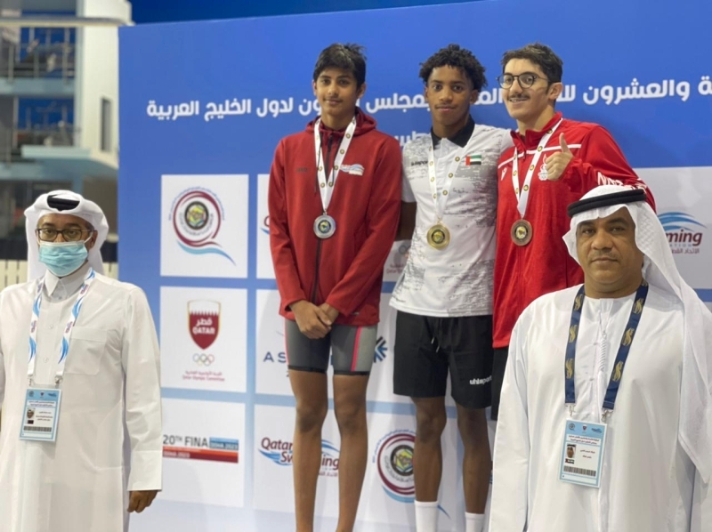 ذهبيتان جديدتان للإمارات في «خليجي الألعاب المائية»