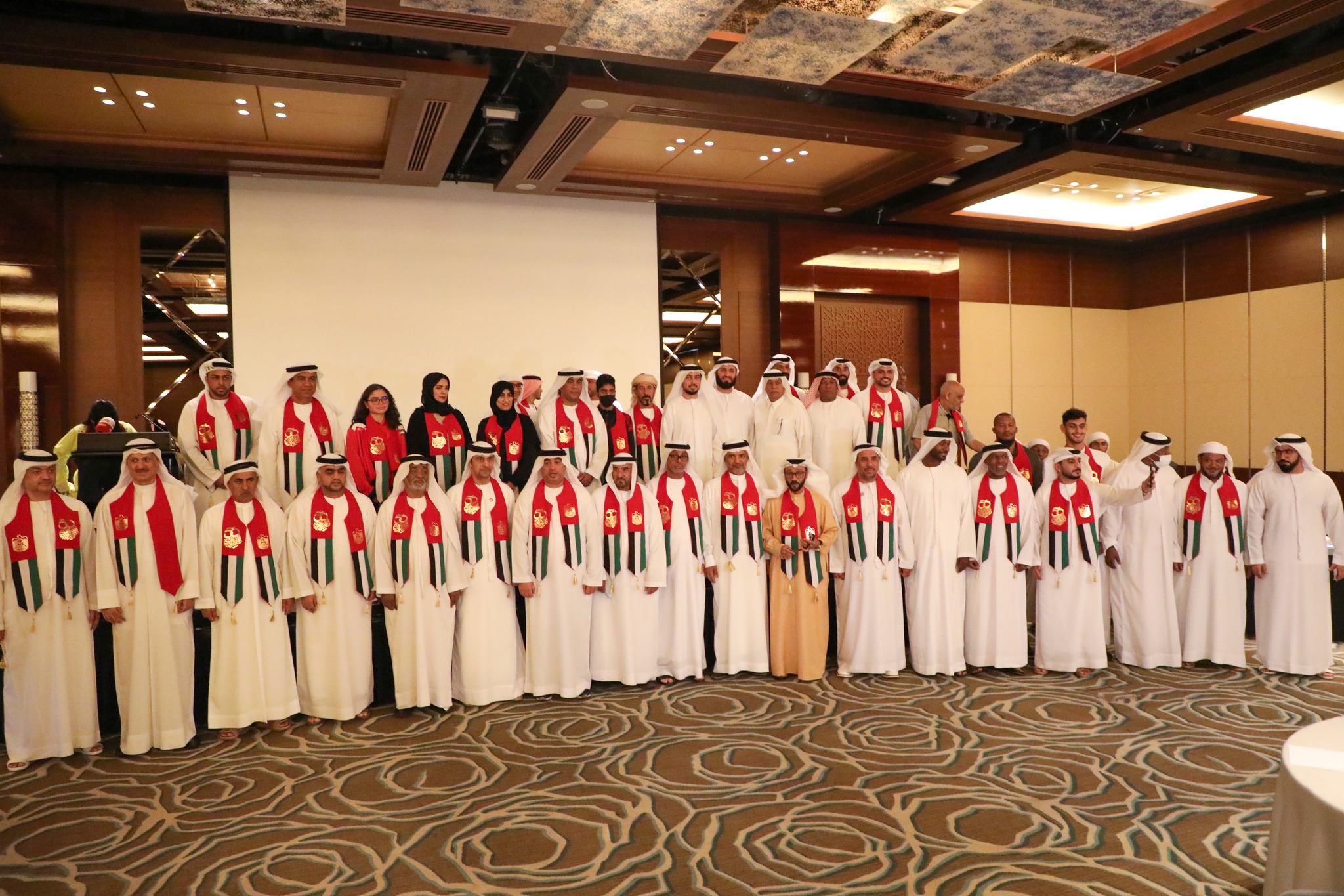 شمل التكريم الهيئة العامة للرياضة بتواجد سعادة خالد المدفع كما كان هناك تكريم للجنة الأولمبية الوطنية ومثلها سعادة محمد سعيد بن درويش المدير التنفيذي