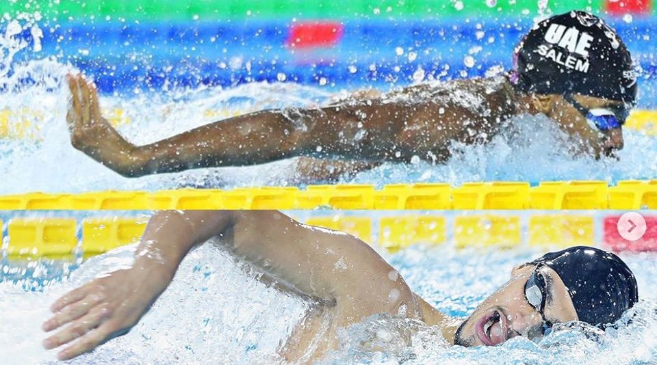 غادر سباح منتخبنا الوطني سالم غالب اليوم برفقة المدرب الوطني مروان الحتاوي إلى بودابست للمشاركة في بطولة العالم 