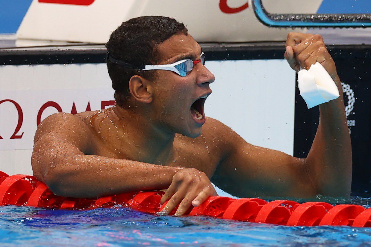 التونسي الحفناوي يتأهل لنهائي 1500 متر حرة والمطروشي يودع المنافسات في مونديال أبوظبي