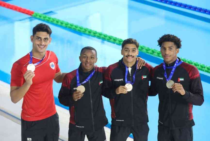 الإمارات ترفع رصيدها إلى 12 ميدالية في البطولة العربية للسباحة